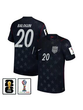 Folarin Balogun 2026 World Cup Soccer Jersey Away